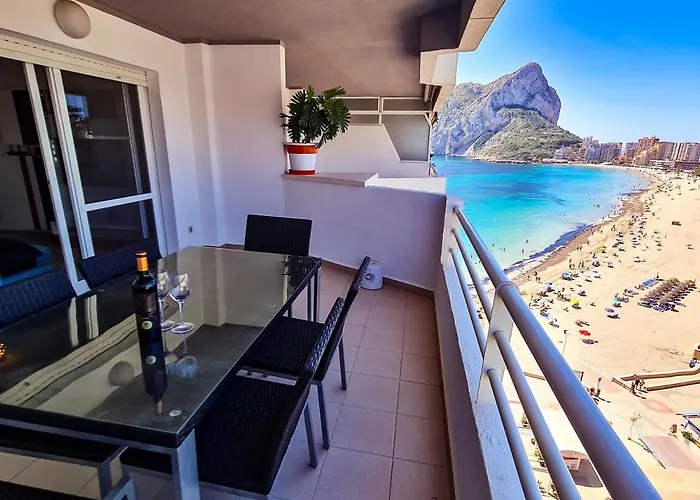 A017- Apartamento en primera línea de la playa Levante La Fosa con garaje