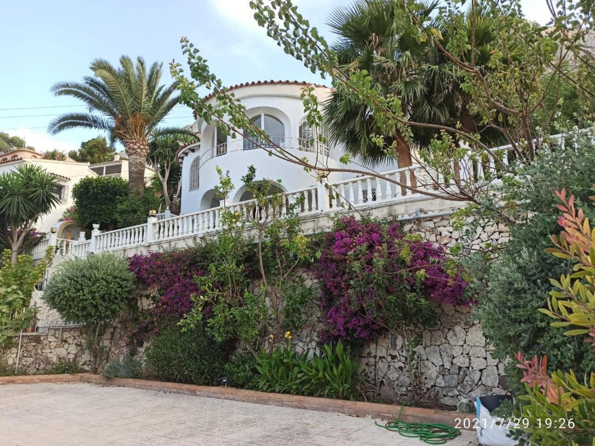 Med Panoramautsikt Med Privat Pool I Calpe, Costa Blanca, Spanien Villa Calpe