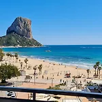 A007 - Apartamento moderno con espectaculares vistas al mar en la playa del Arenal Bol de Calpe