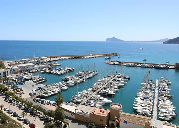 Atico Duplex Penthouse Rosa Marina Club Nautico Calpe Penon & Sea View