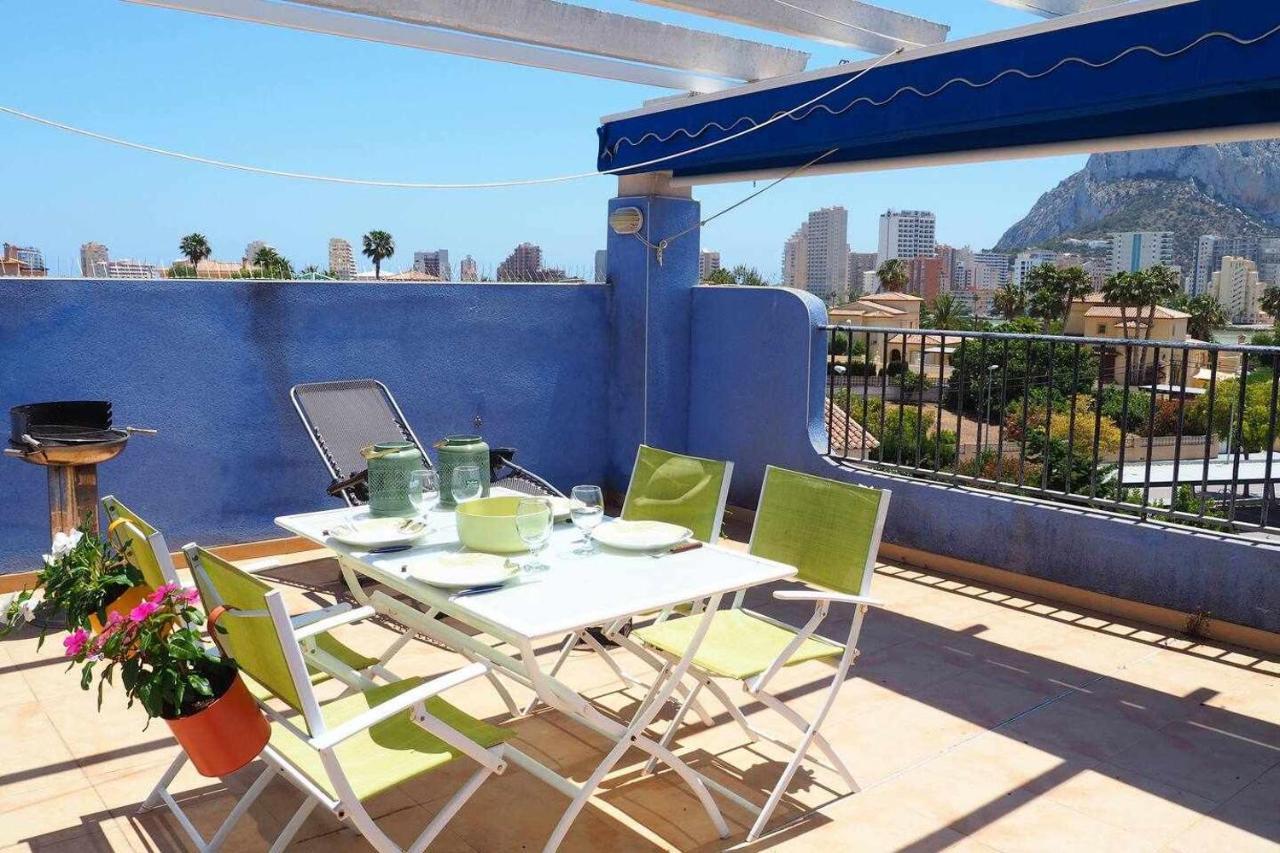 Apartamento Con Vistas Al Mar Piscina Gran Terraza Aa Wifi Y Barbacoa * Calpe
