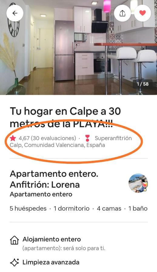 Apartamento Tu Hogar En A 30 Metros De La Playa!!!