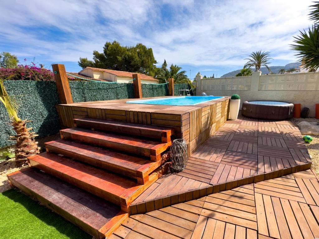 Privado Piscina A 5min De La Playa Y Centro Jacuzzi Barbacoa Wifi Aire Holiday home Calpe
