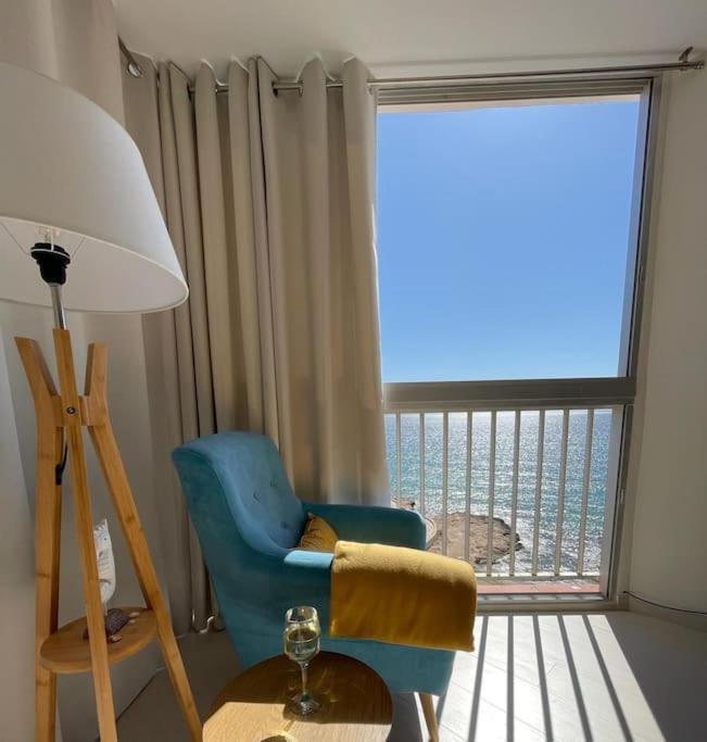 Blue Armchair With Sea View In Calpe