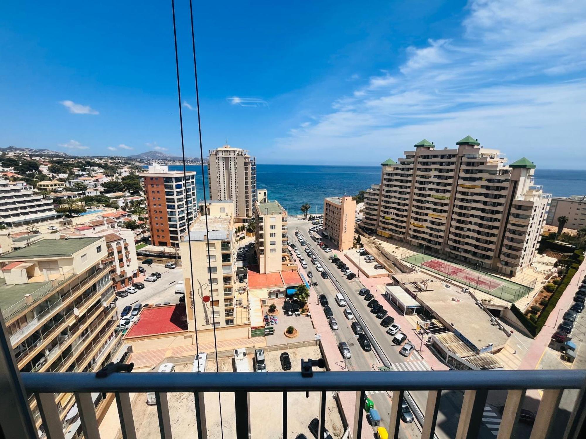 Con Vistas Al Mar Impresionantes A 5 Min De La Playa Aire Wifi Parking Comunitario Apartamento Calpe