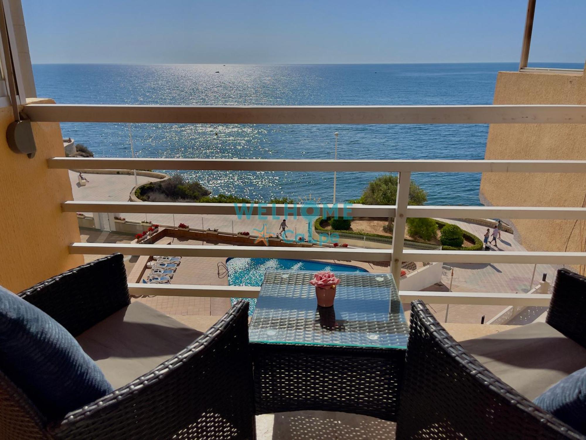 Acuarela Estudio, 1ª Linea, Vista Al Mar, Piscina Calpe