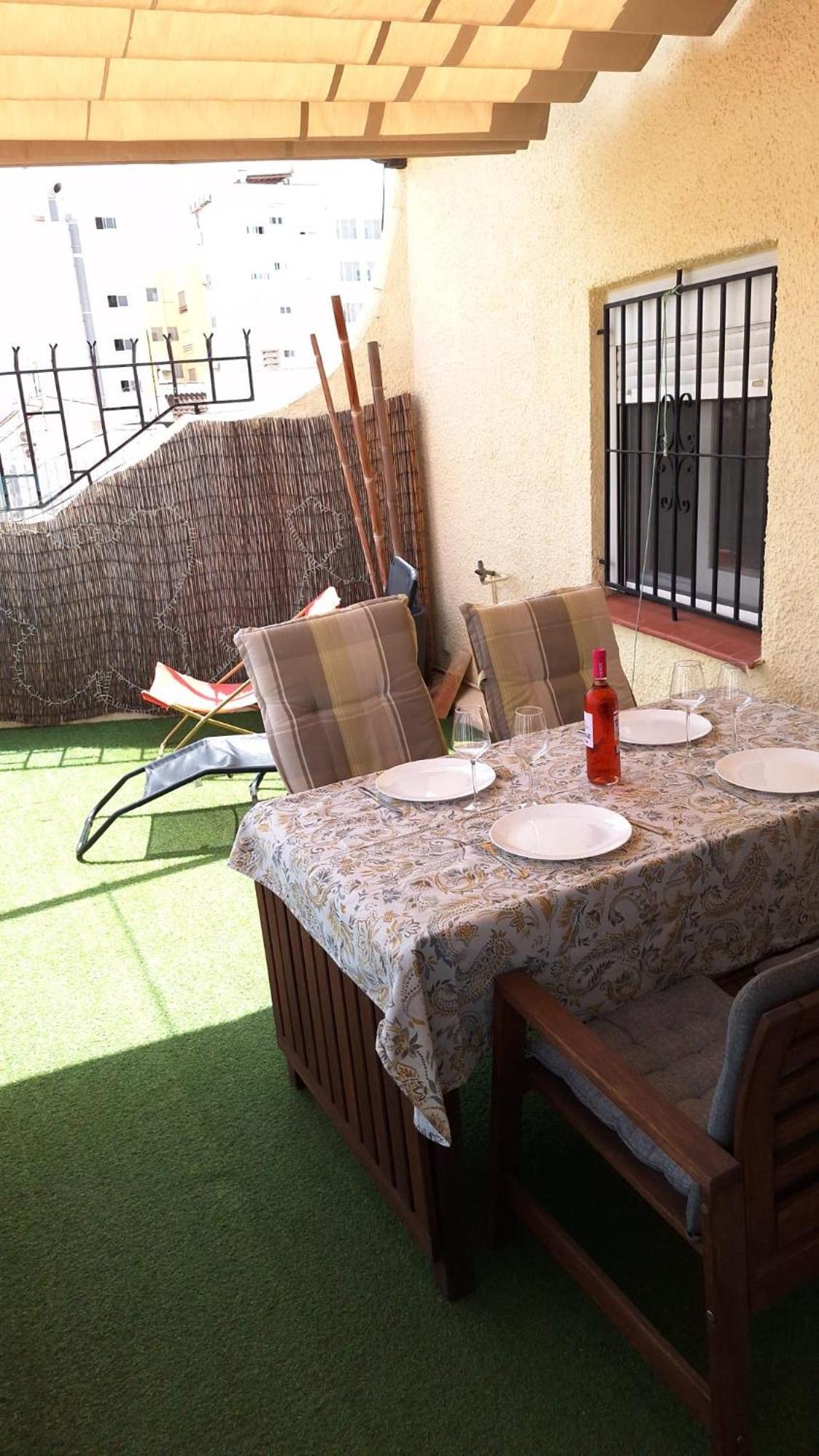 ático Con Encanto, 50m De La Playa, Vista Al Mar, Wifi Fibra, Gran Terraza *