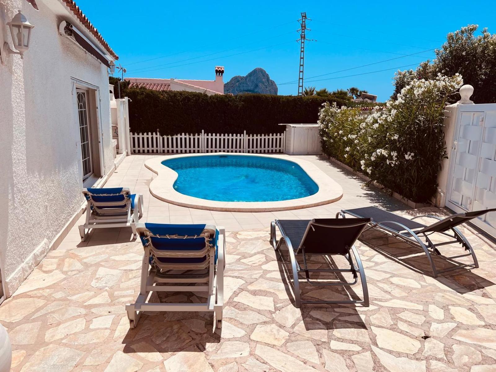 Sunbathing With Private Swimming Pool Calpe