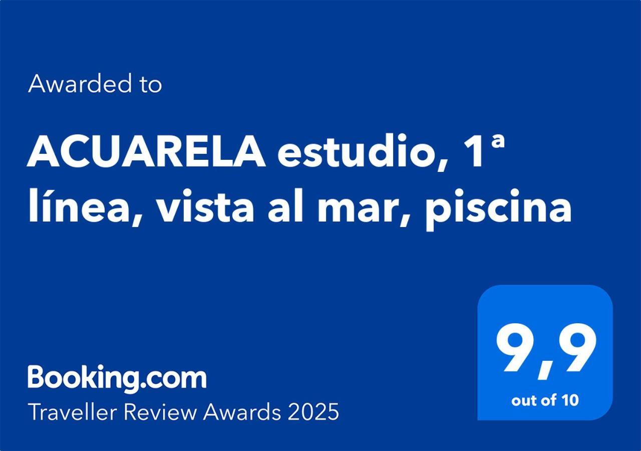Acuarela Estudio, 1ª Linea, Vista Al Mar, Piscina Apartment *