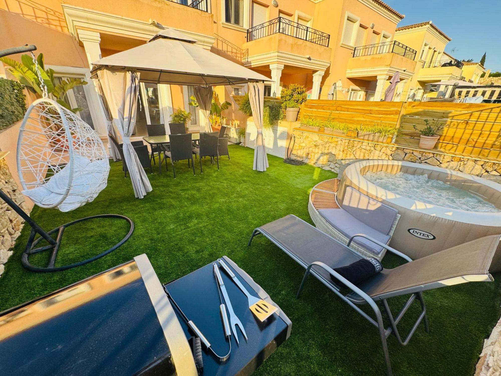 Adosado Entorno Playa Y Montana Tranquilidad Relax Jacuzzi Piscina Wifi Aire Jardin Barbacoa Y Parking *